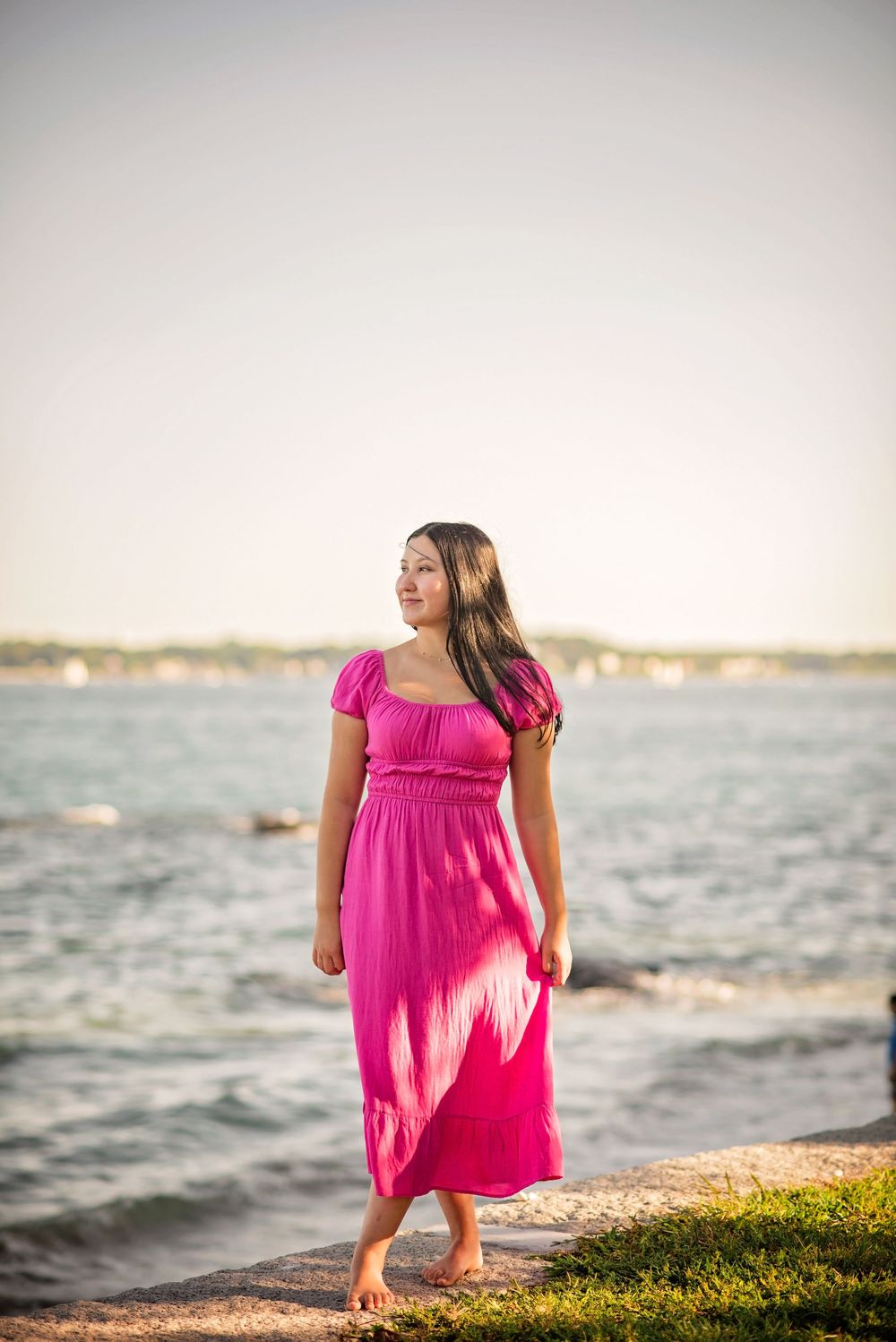Kristen Leigh Photography Massachusetts Boston & North Shore senior portrait photographer Coastal portrait Lynch Park Rose Garden Beverly