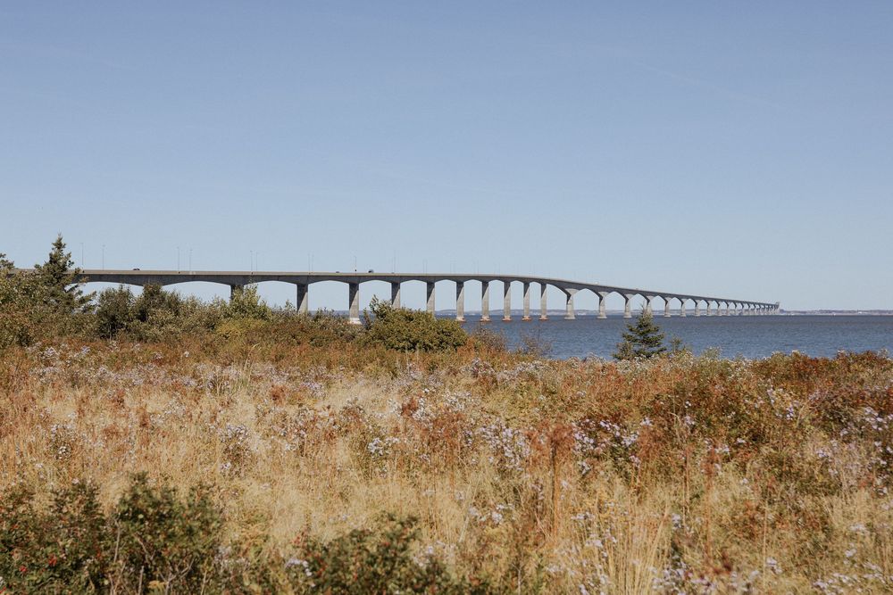 Confederation Bridge Cape Jourimain wedding elopement photography Port Elgin wedding photography wedding PEI summer fine art wedding