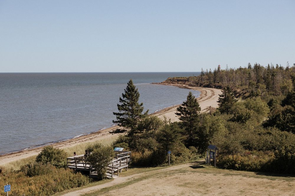 Lighthouse beach Cape Jourimain wedding elopement photography Port Elgin wedding photography Confederation Bridge wedding PEI