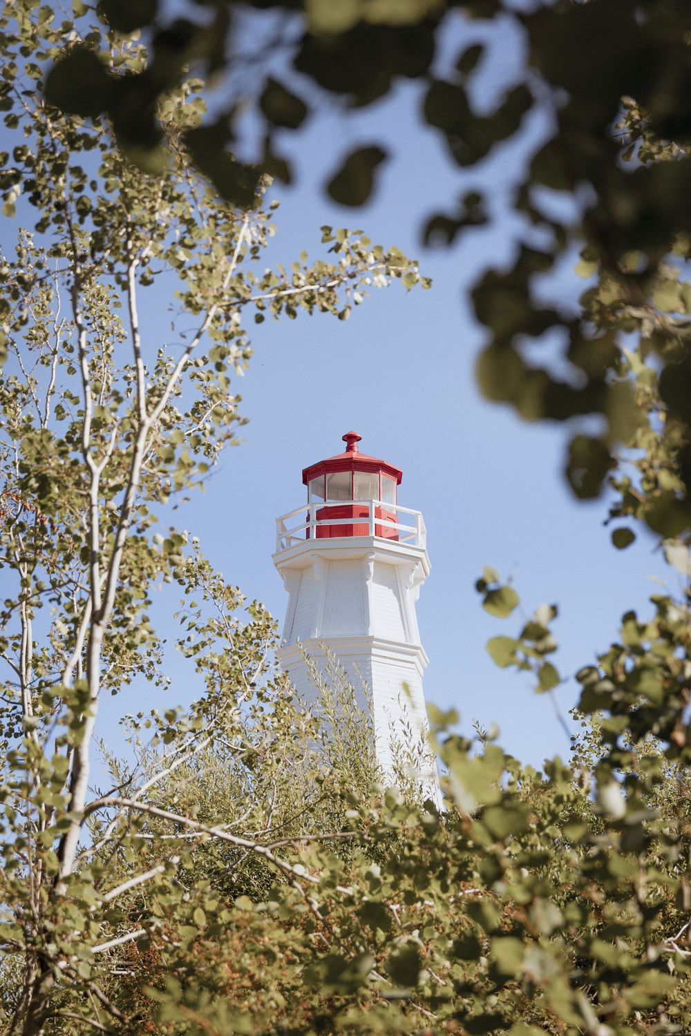 Lighthouse at Cape Jourimain wedding elopement photography Port Elgin wedding photography Confederation Bridge wedding PEI