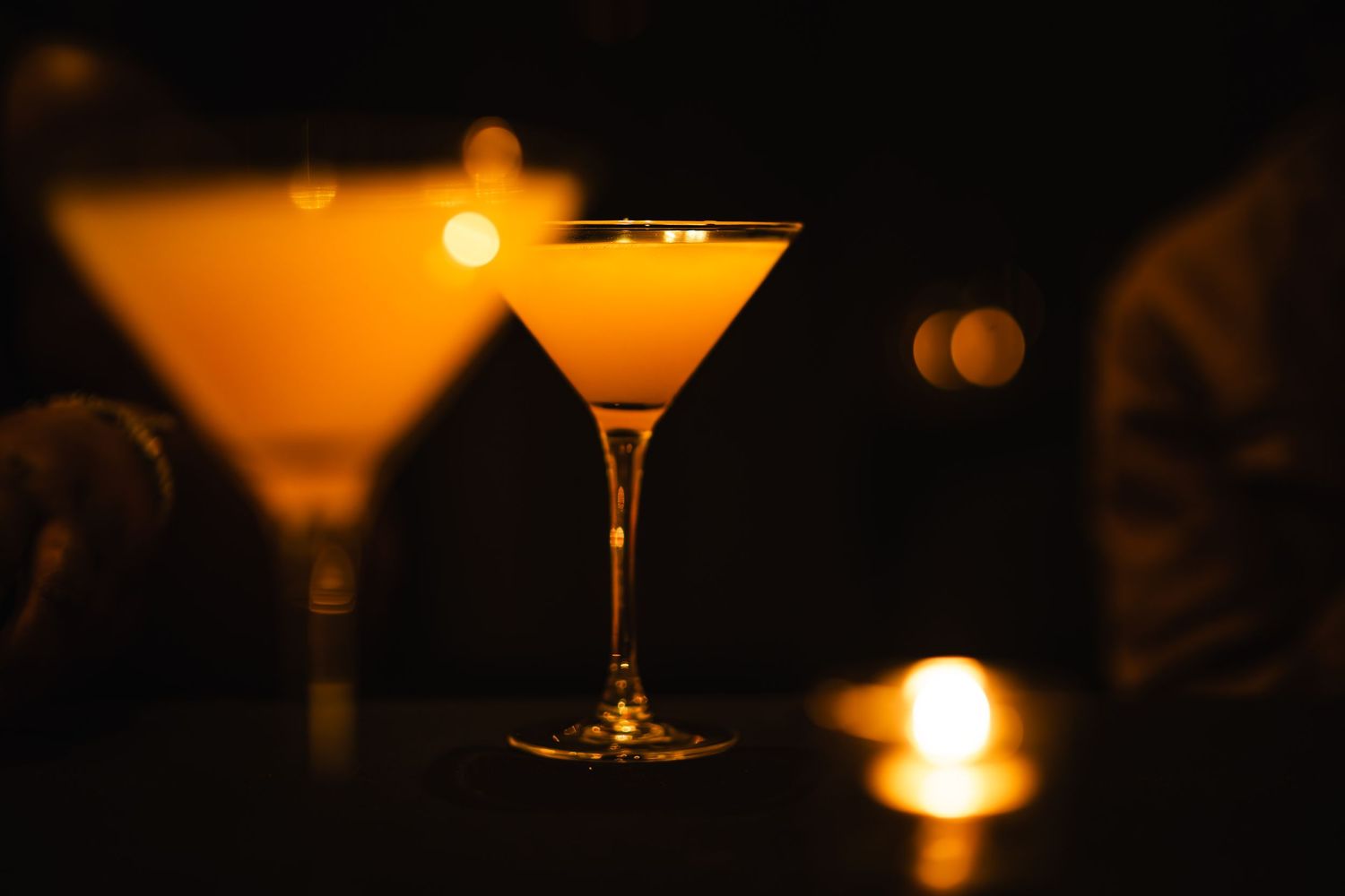 Golden cocktail detail — elevated nightlife and lifestyle imagery by Timoy B Photography.