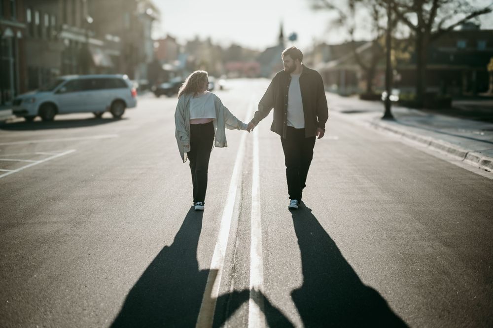 Couple in town