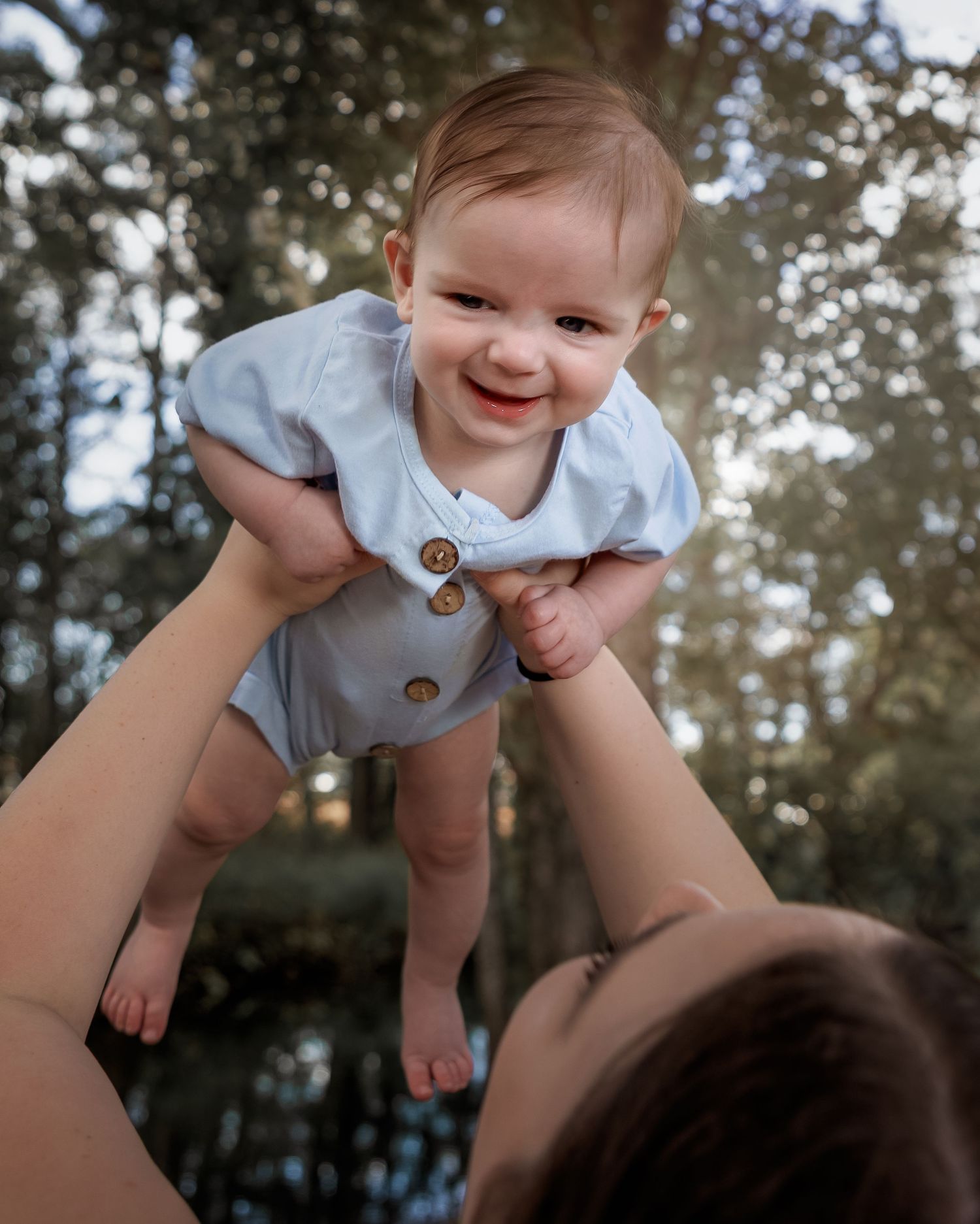 Authentic mother and baby lifestyle session in Lincoln, Alabama.