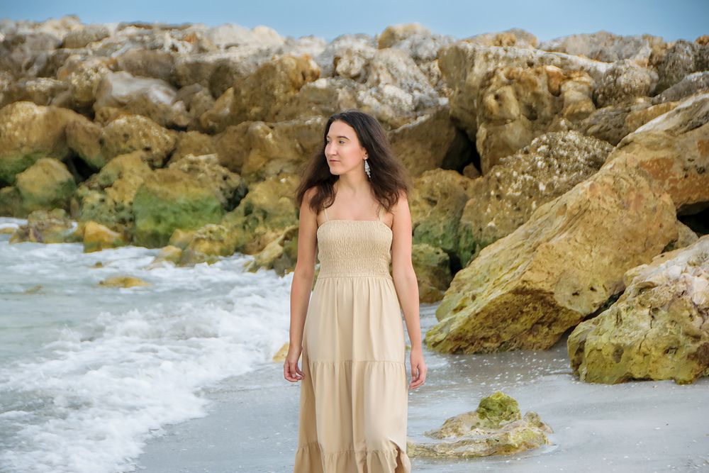 elegant New Port Richey senior portrait