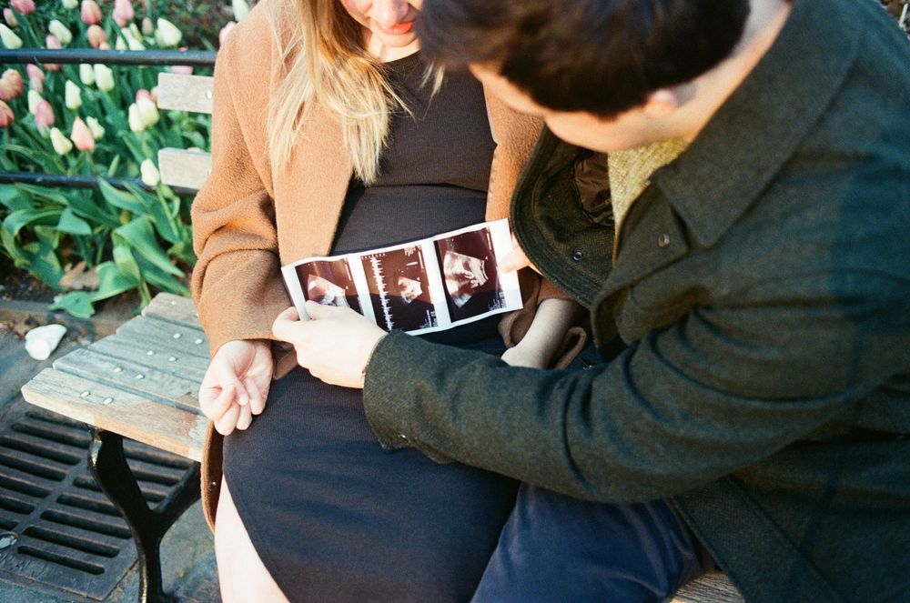 Manhattan maternity photographer documenting motherhood with an intimate documentary approach on film