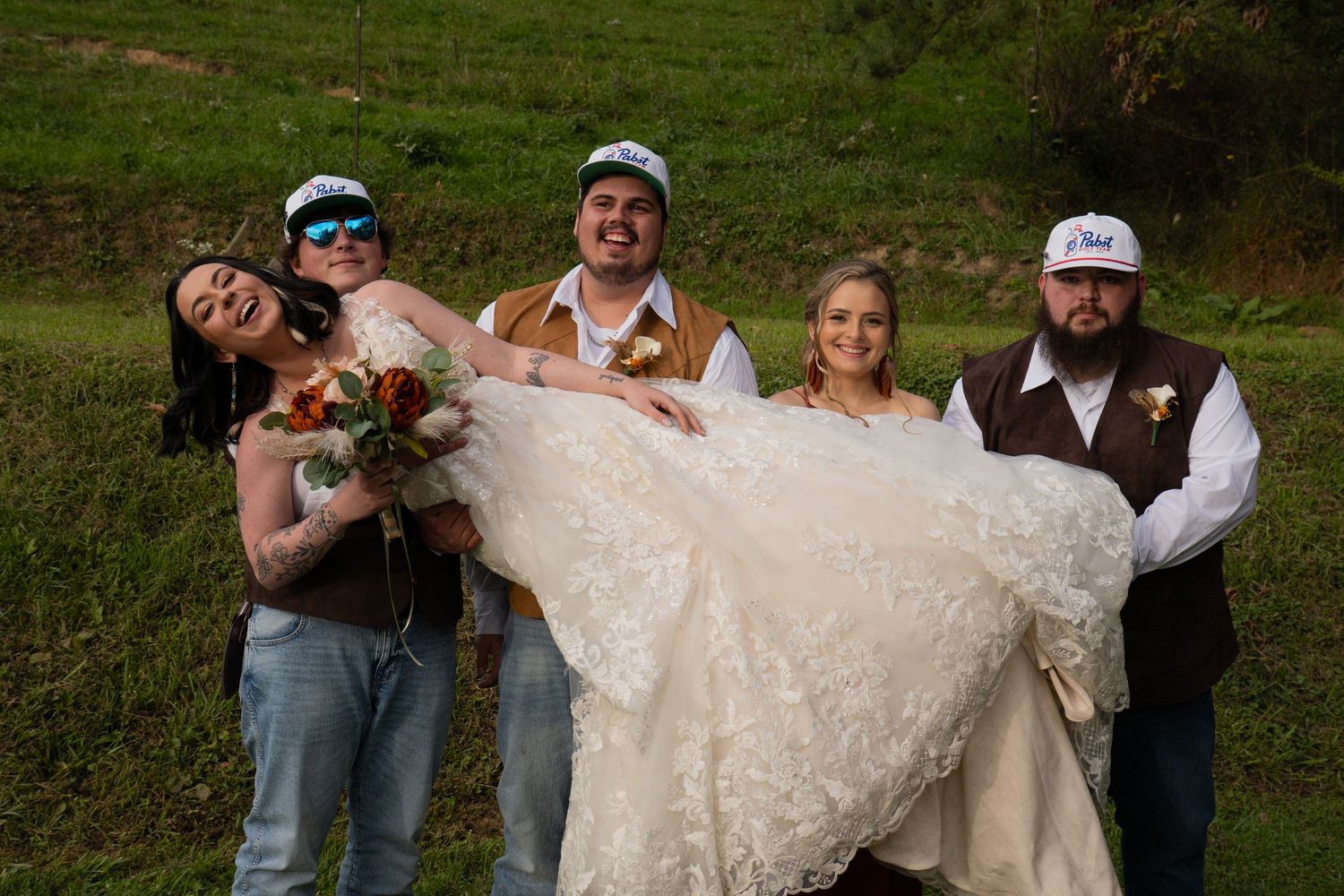 wedding party photography