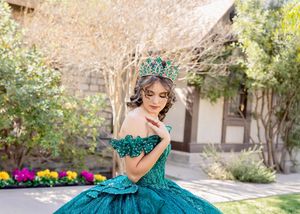 Quincenera girl poses for dress photo #CarlsbadNM #QuinceneraPhotography #QuinceneraDressPhotography #QuinceneraEventPhotography #RoswellNM