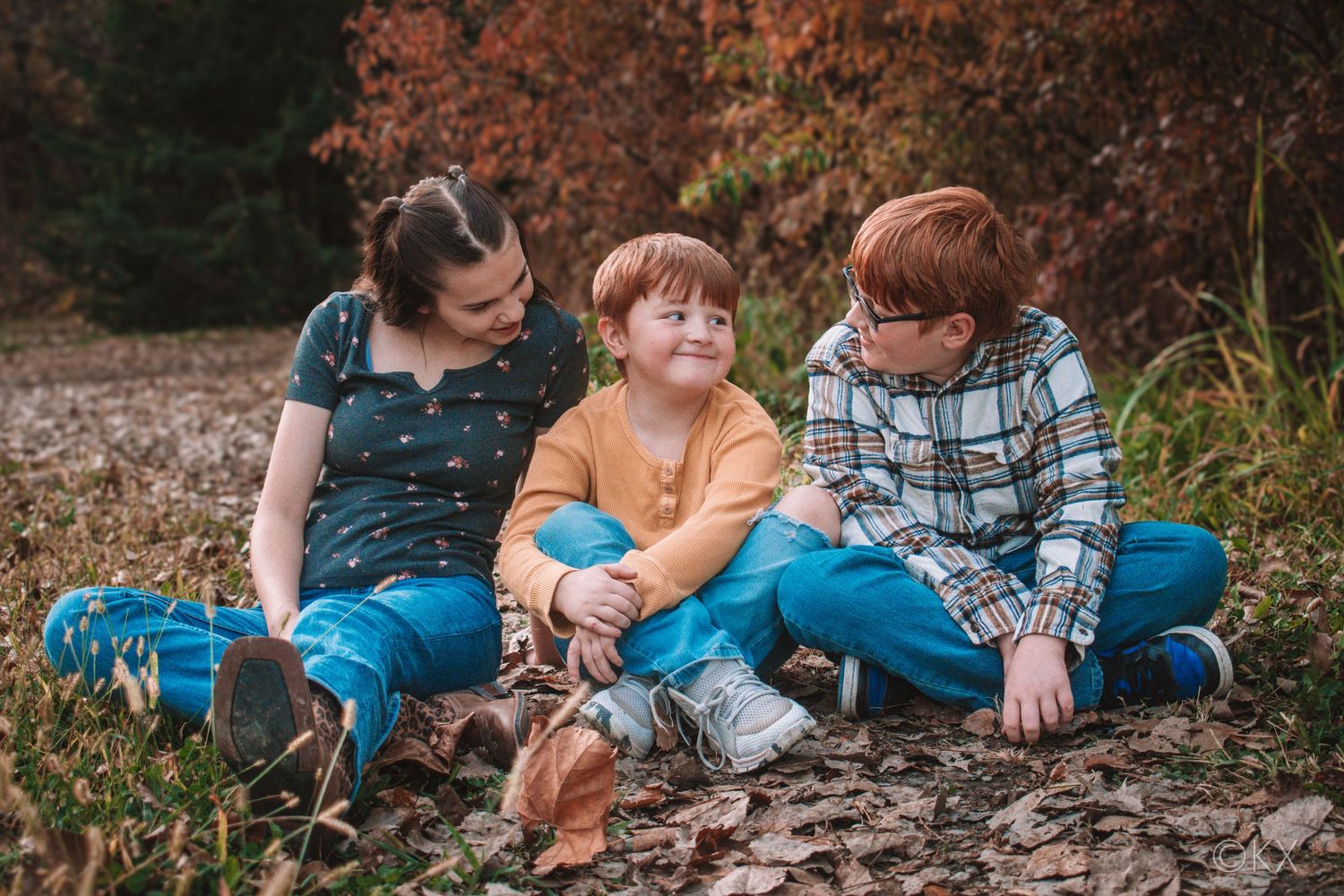 children behaving.