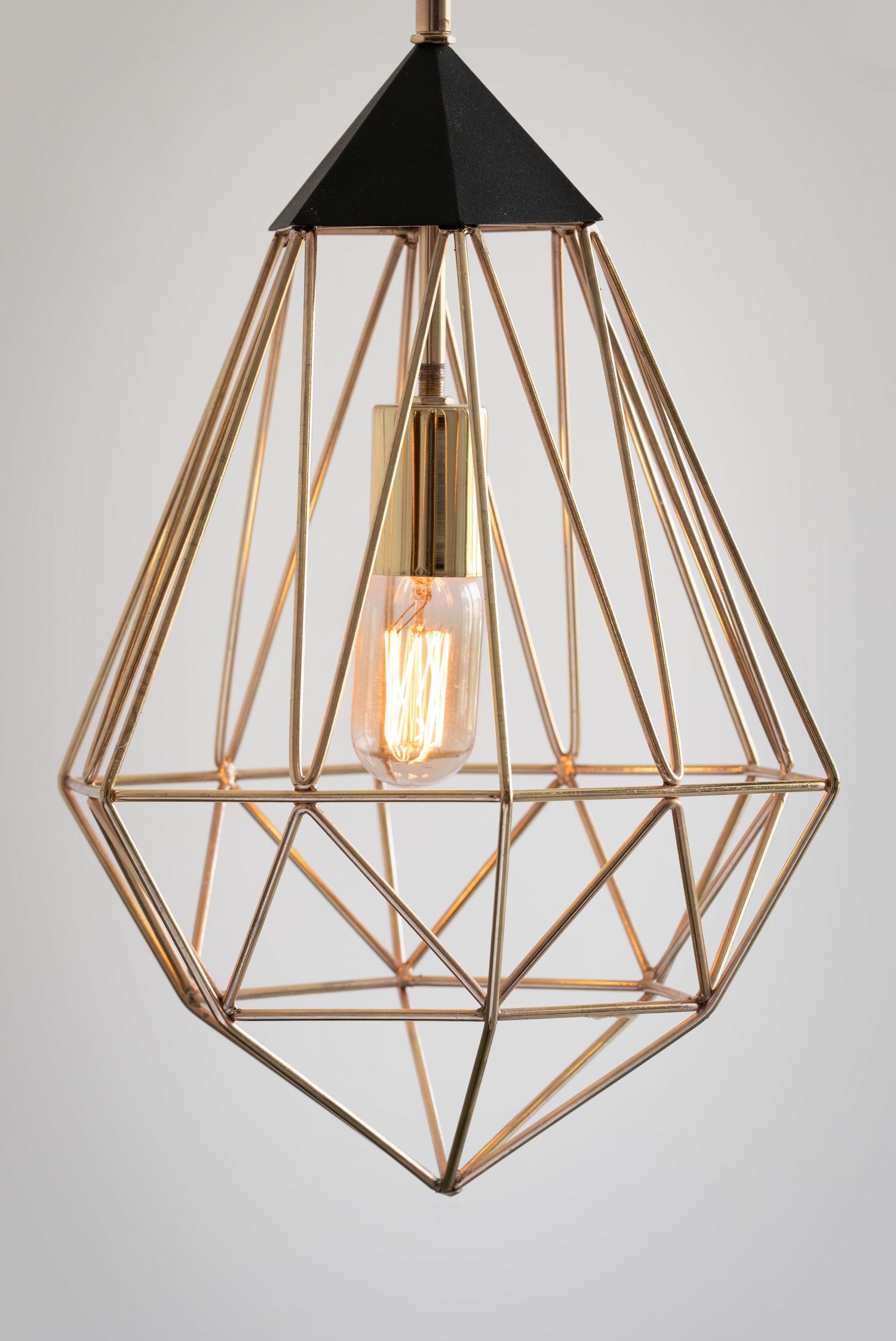Stylish lamp in modern Medellin Airbnb for professional photo shoots with vibrant interior design.