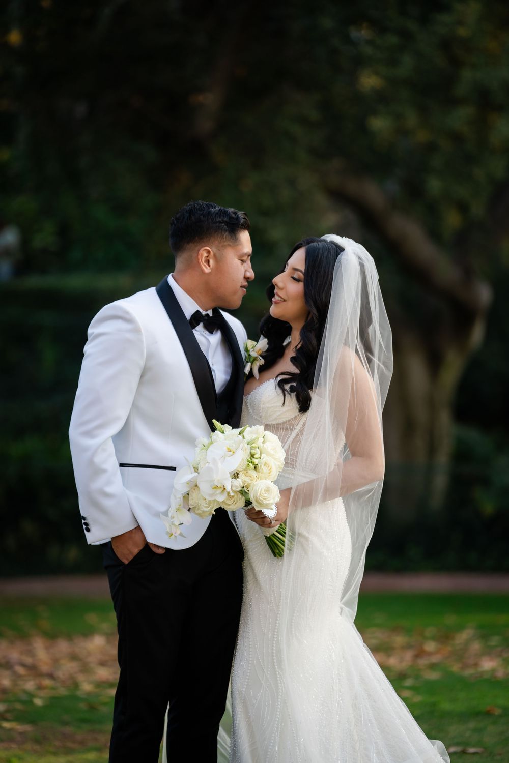wedding photography at penn park in whittier, ca
