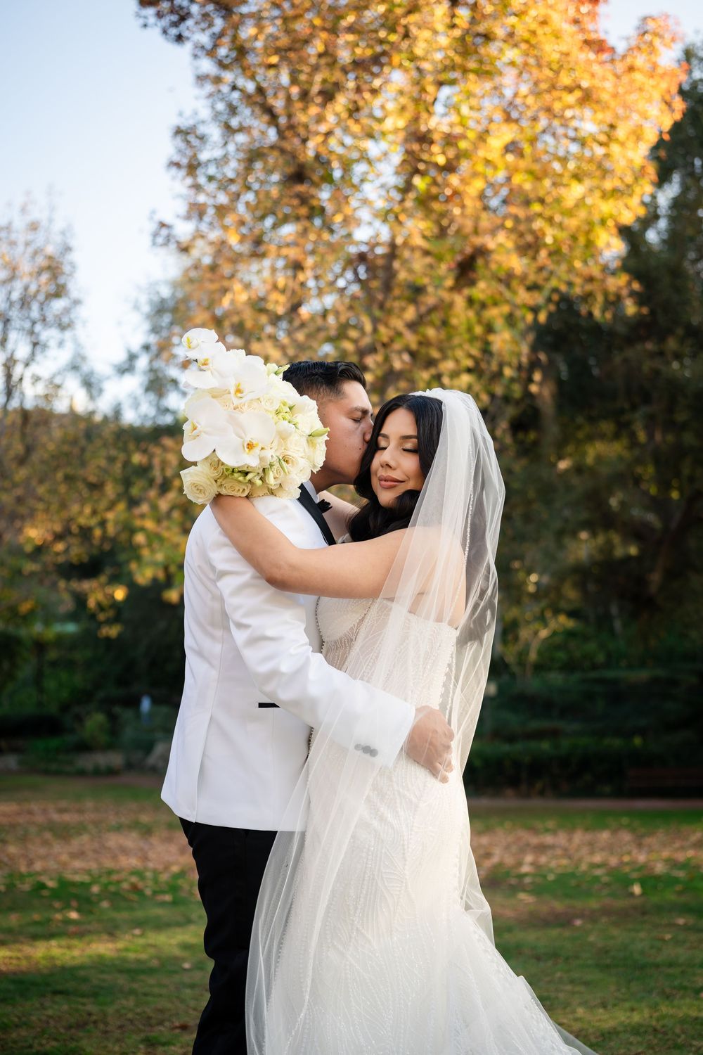 wedding photography at penn park in whittier, ca
