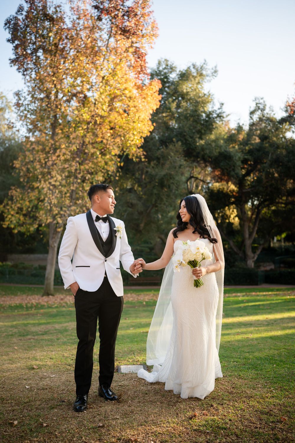wedding photography at penn park in whittier, ca
