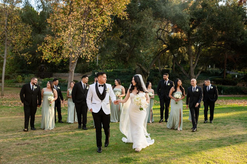 wedding photography at penn park in whittier, ca