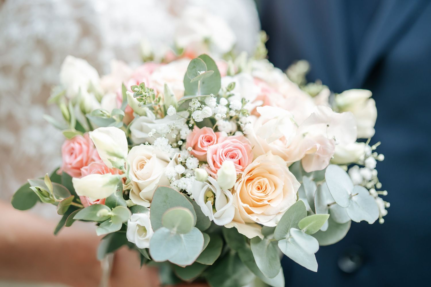Close up of wedding flowers