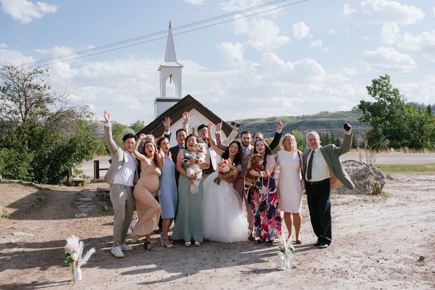 Drumheller's Little Church Wedding