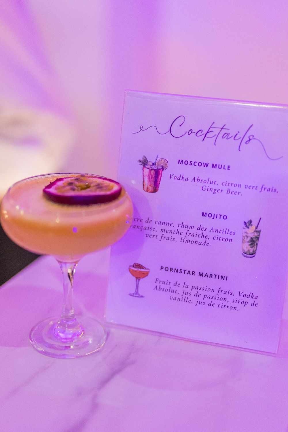 Soirée avec le bar à cocktail PilouFace