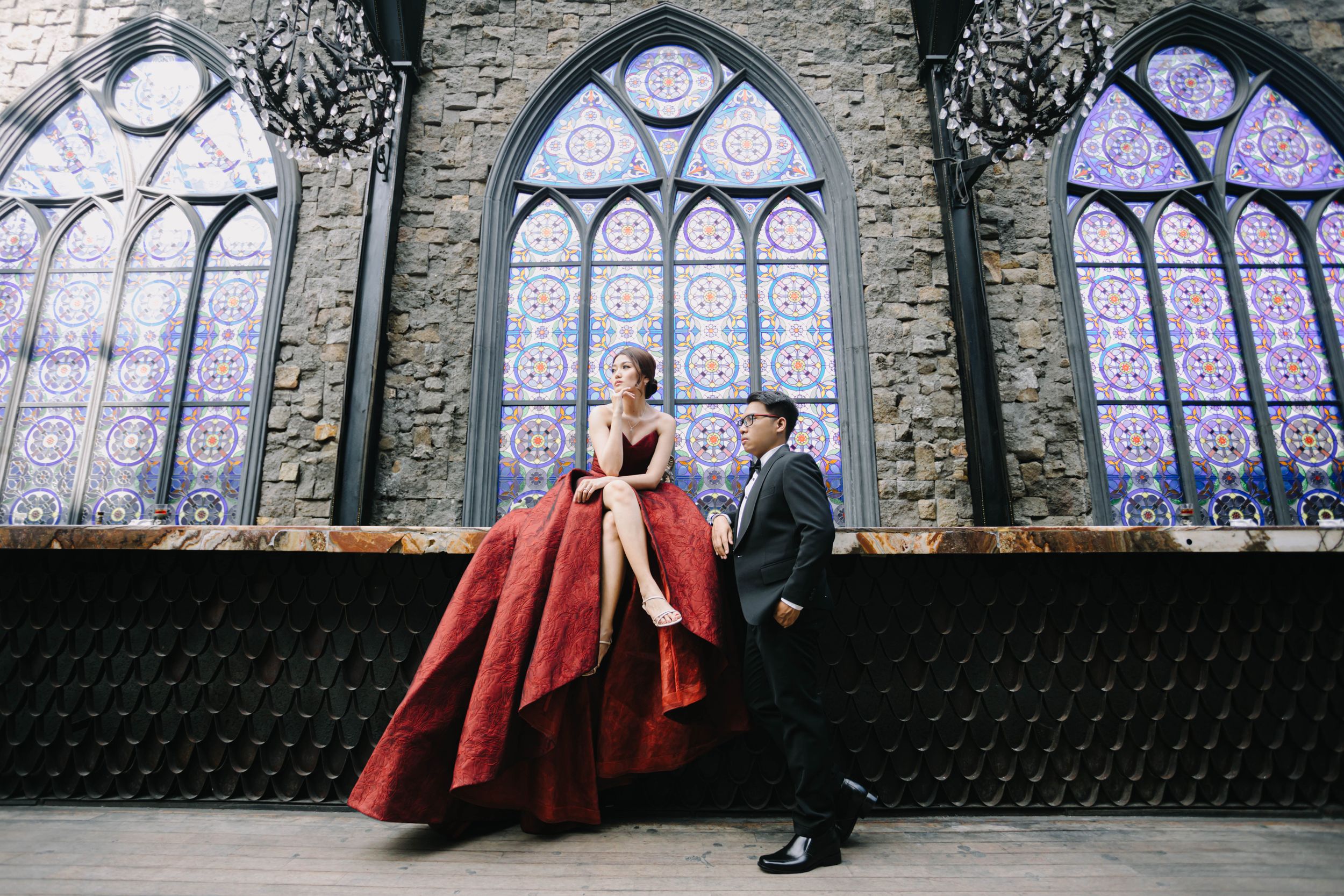 prewedding bali mirror