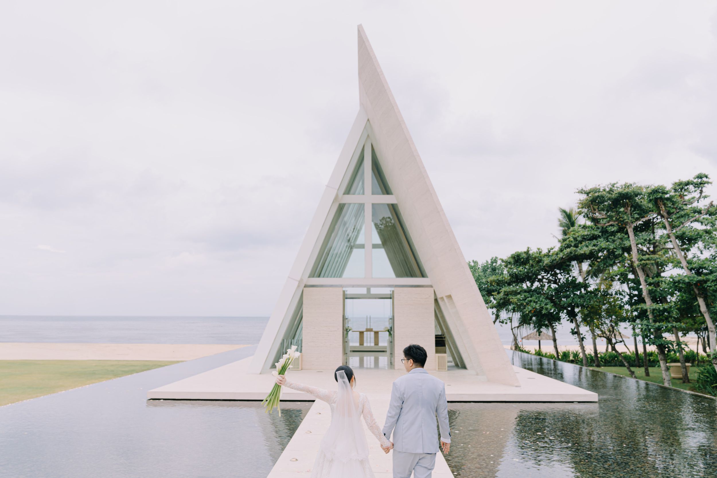 wedding bali conrad infinity chapel