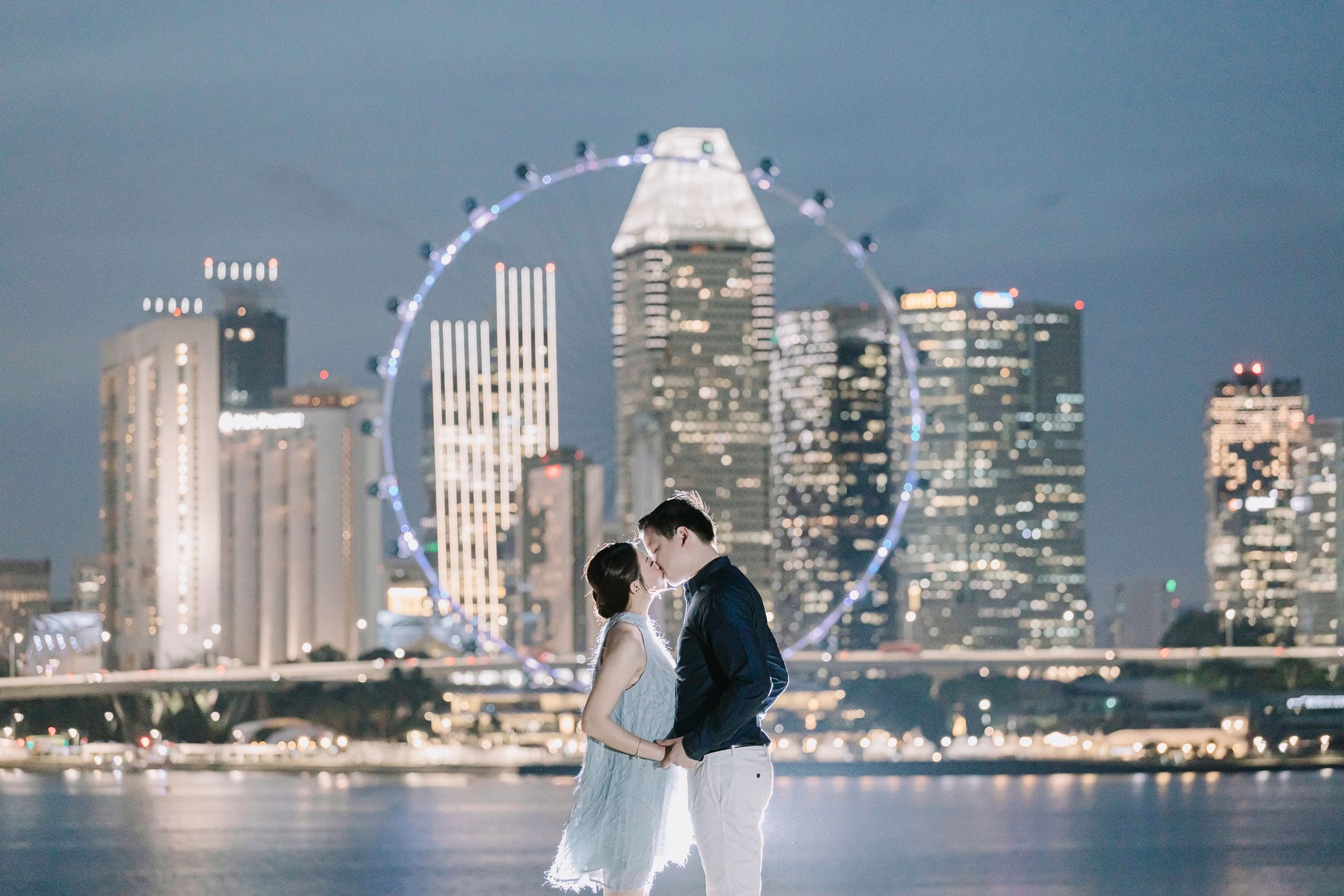 prewedding singapore marina barrage