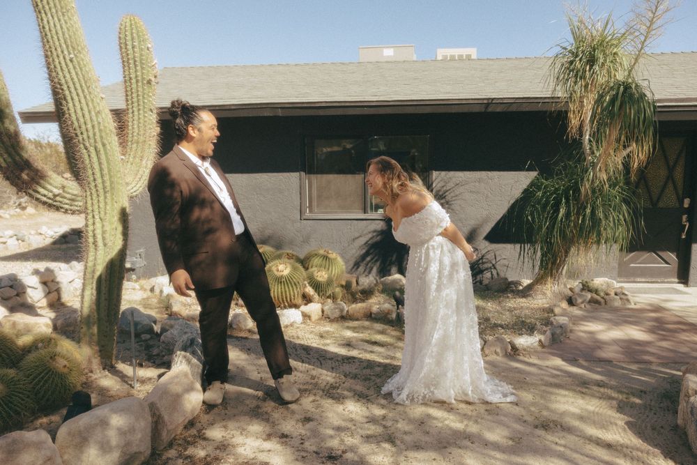 Joshua Tree National Park in Southern California wedding