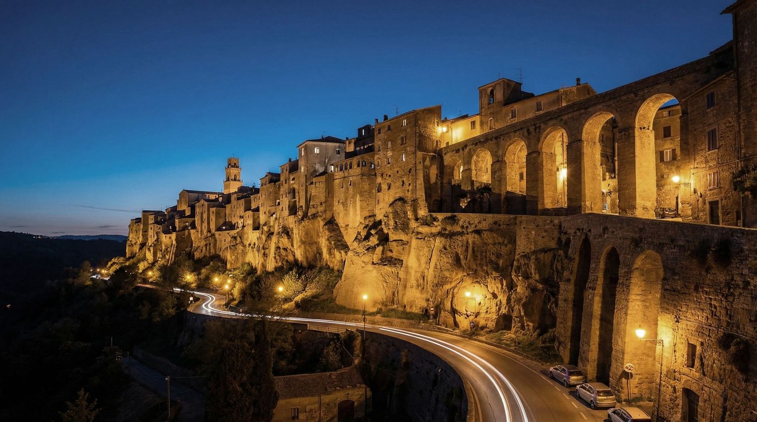 Pitigliano by Night