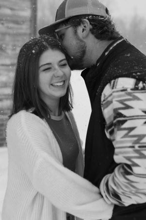 I was standing in the snow, completely freezing, and trying not to cry... because I realized I was shooting a session I have dreamed about!