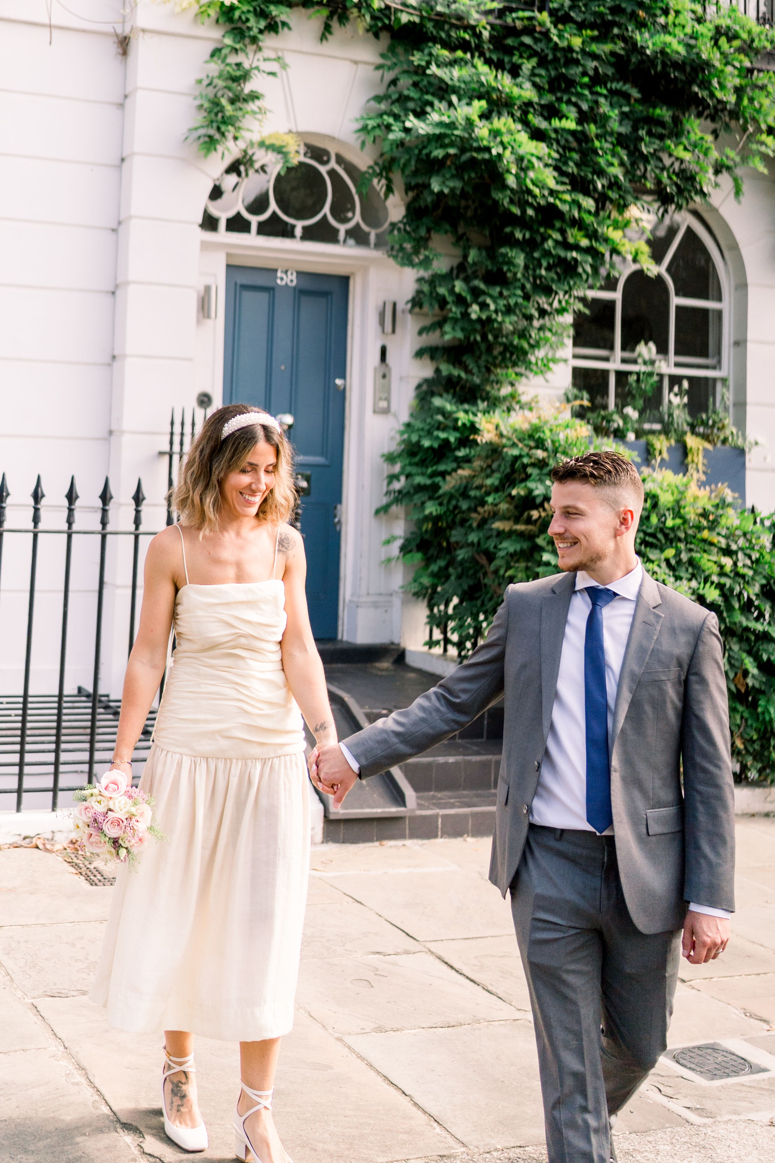 Romantic Islington Town Hall elopement captured by a Nottingham-based East Midlands wedding photographer in natural light & airy style.