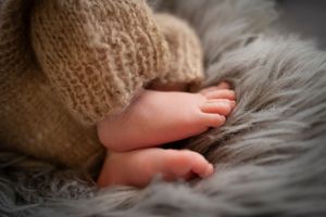 Newborn Füße