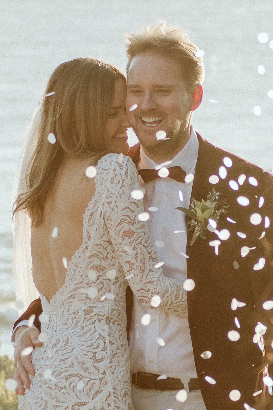 elope in tassie at whalesong shack, east coast Tasmania. Captured by wedding photographer Joss Jensen Photography