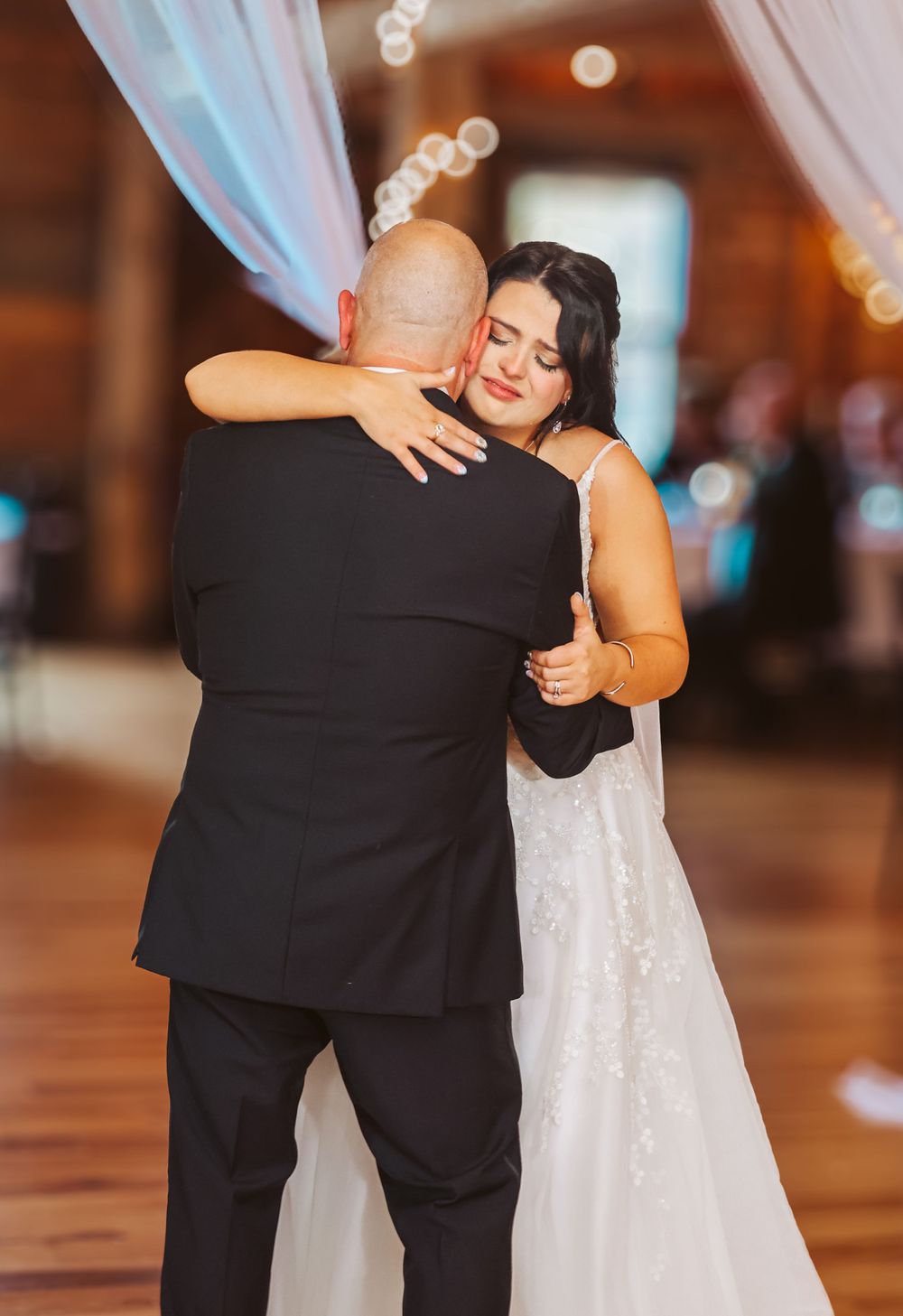 Father Daughter emotional dance in Maine