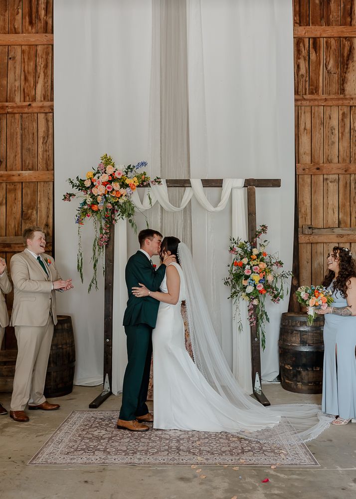 Gorgeous Spring wedding at The Emerald Hill in Hiddenite, NC.