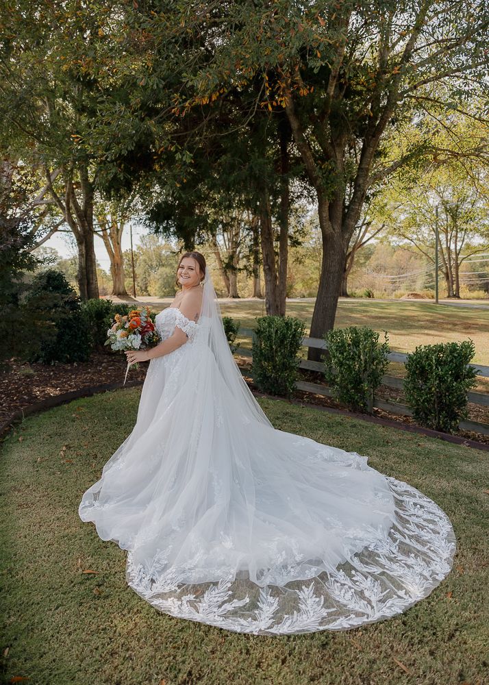 Beautiful Fall wedding at The Venue at Turkey Ridge in Kings Mountain, NC.
