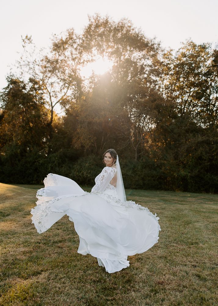 A gorgeous wedding held at The Venue at Turkey Ridge in Kings Mountain, NC.