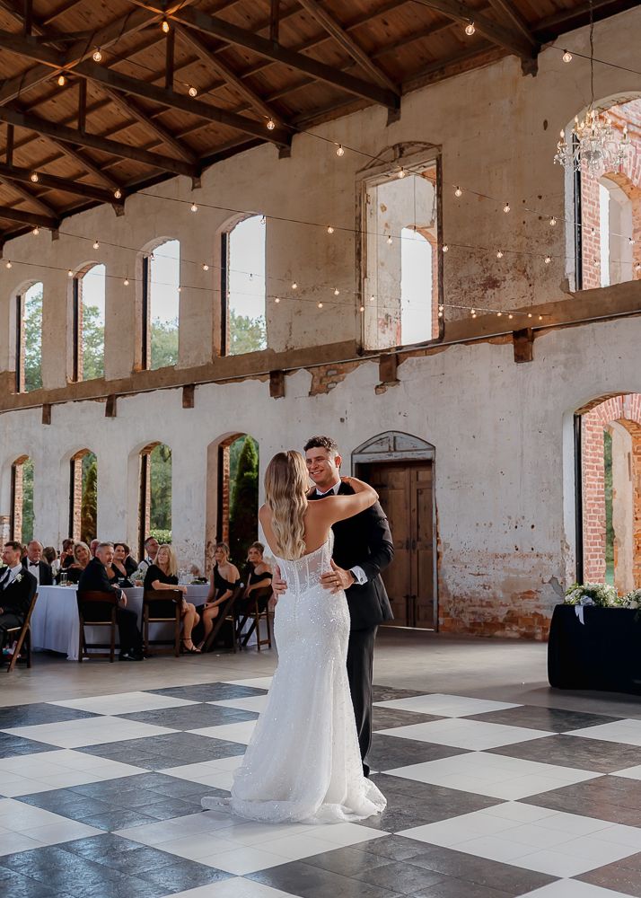 Beautiful Summer wedding at The Providence Cotton Mill in Maiden, NC.