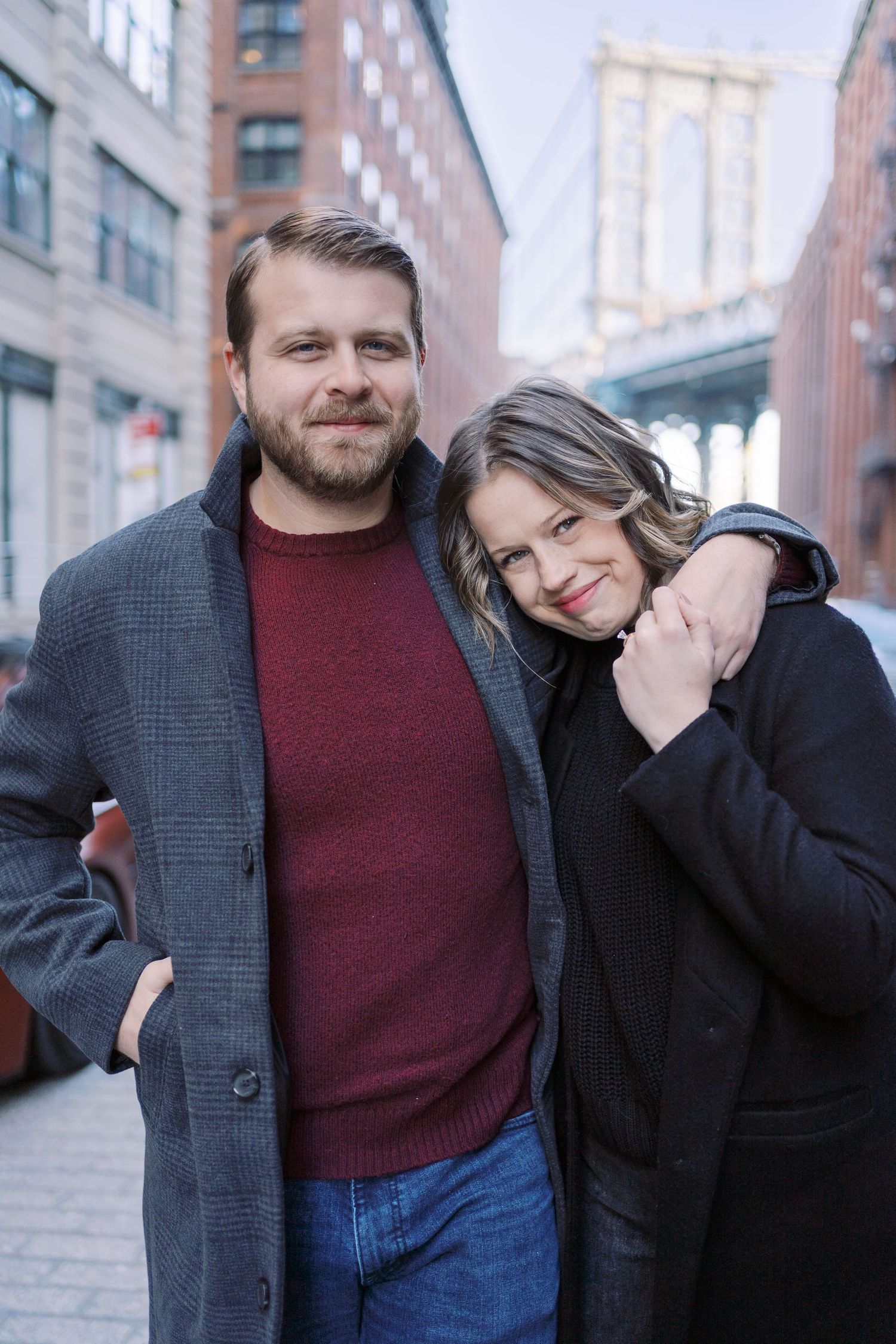 couple in brooklyn ny  photographed by life by jude photography / judith sumner