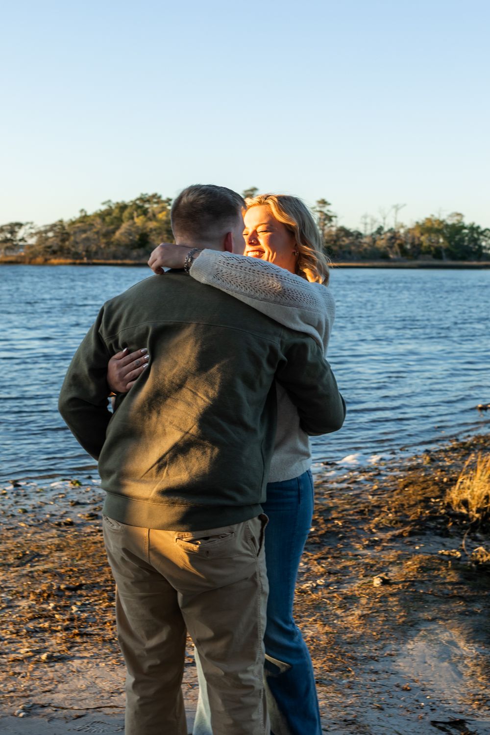 engagement photos by photographer Samantha Ann Photo studio in swansboro near Emerald Isle, Hubert, Jacksonville, and Indian beach.