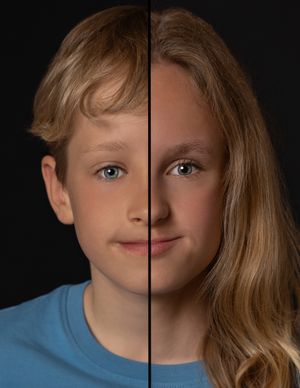 Bodil de Jong Fotografie Duoportret 2 in 1 foto Duo foto 2 gezichten in een foto Portretfotograaf Portretfotografie