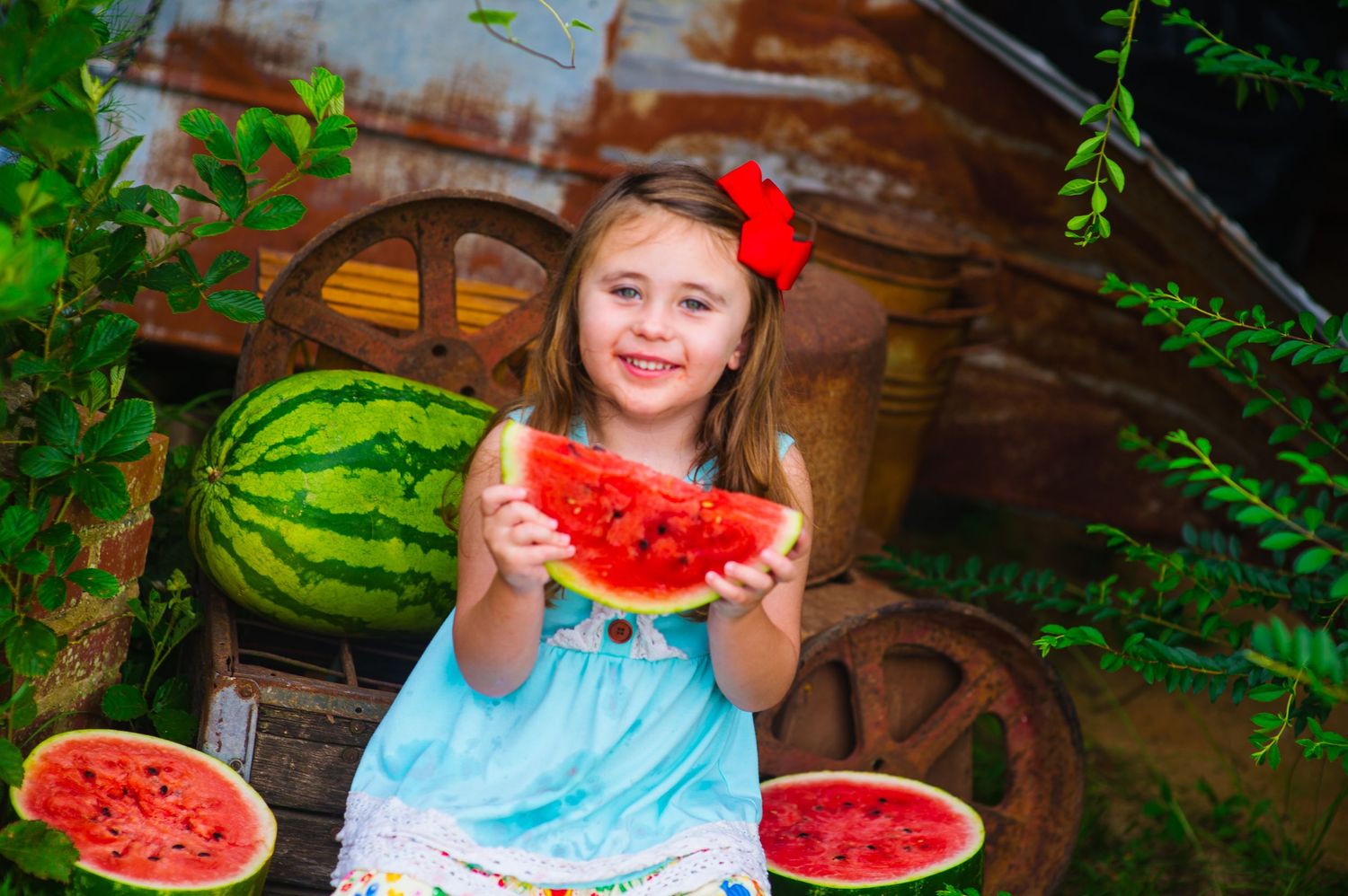 Watermelon mini session creative set Opp Alabama fun with kids natural light real smiles capture the moment memories to cherish