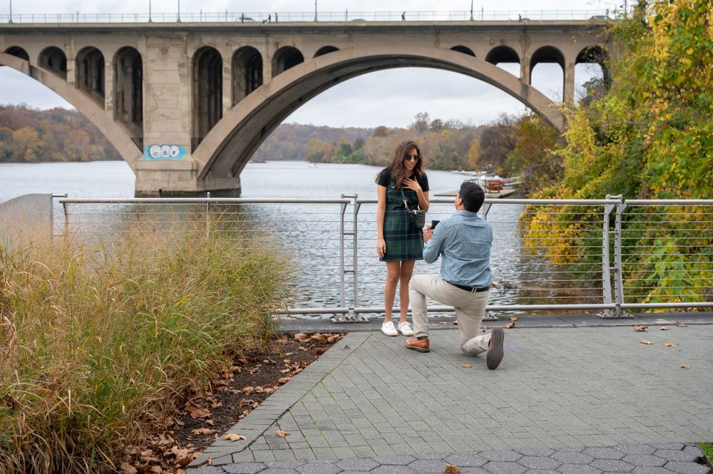 Washington DC Surprise Proposal Photographer