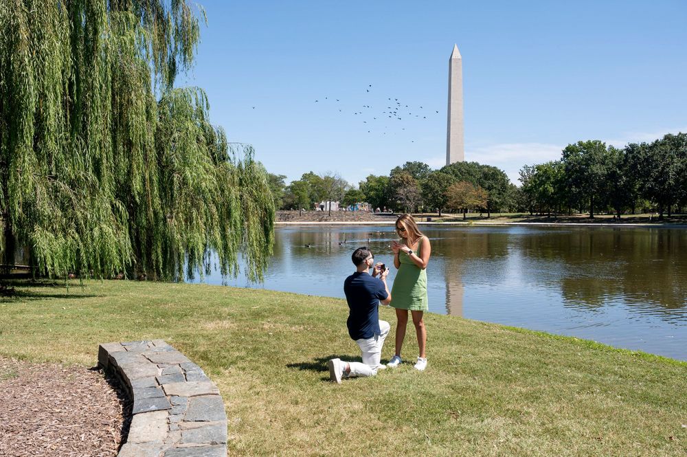 Washington DC Surprise Proposal Photographer