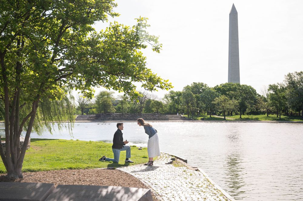 Washington DC Surprise Proposal Photographer