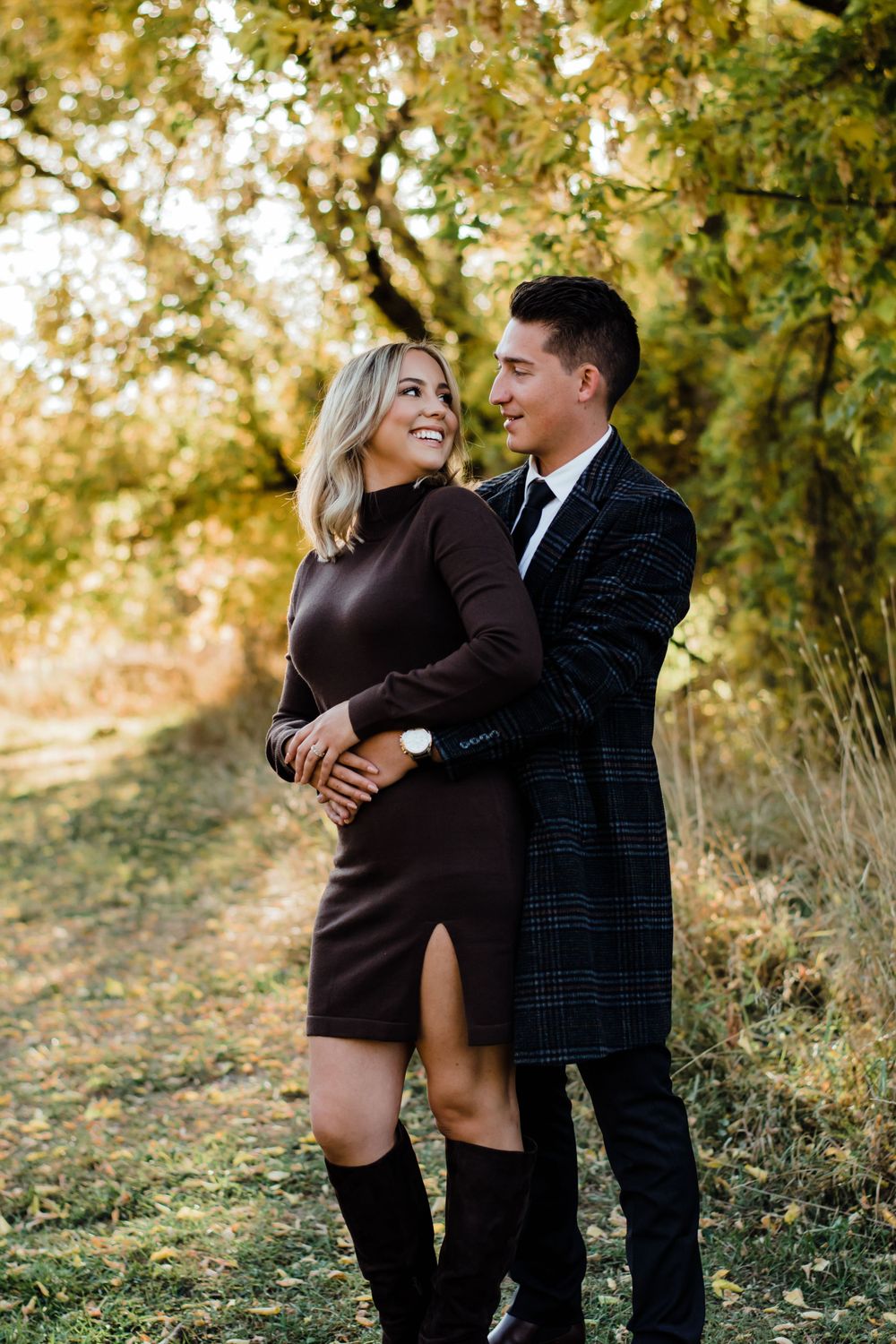 Well Dressed Utah Couple in Love