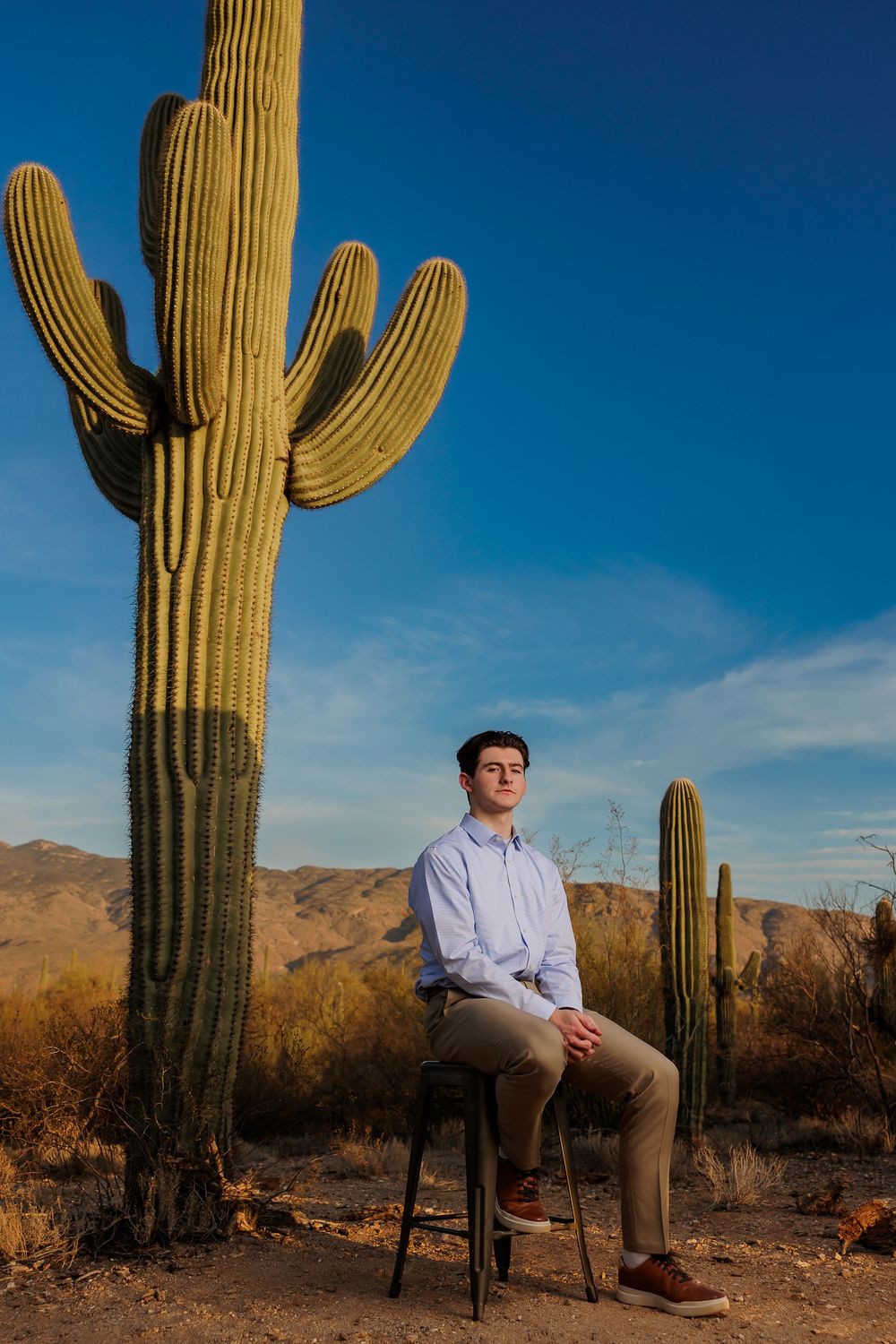 High School Senior picture session, Tucson, AZ, senior portraits, Tucson senior photographer, senior photos, guy, boy, saguaros, desert