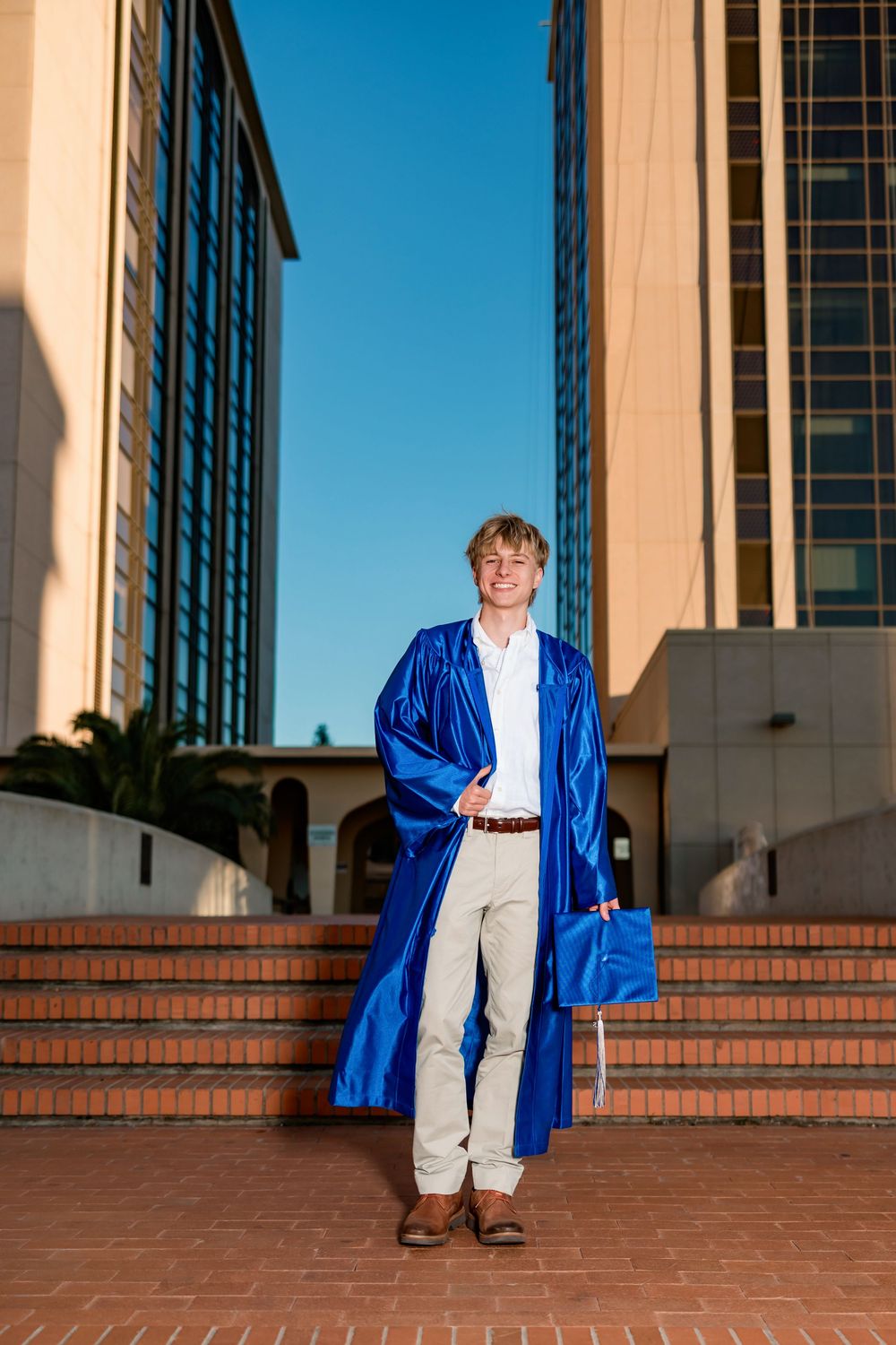 High School Senior picture session, Tucson, AZ, senior portraits, Tucson senior photographer, senior photos, boy, cap and gown, downtown
