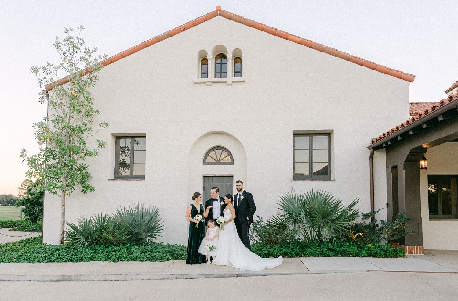 Annie Strever Wedding Editorial Fine Photography Lott Hall Herman Park Houston Texas Country Club Family Portraits Back