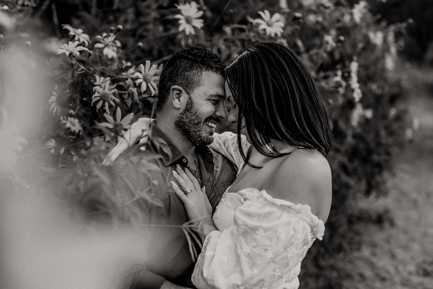 Luxury Sunset Couple Engagement Photograph