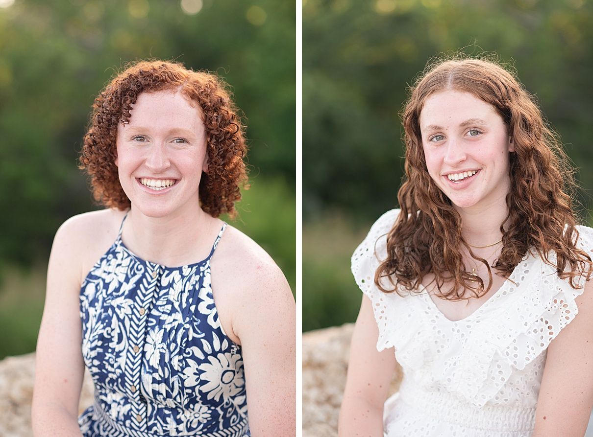 Family of 6 Outdoor Field Summer Portraits by Bartlesville Photographer Kristi Bray Photography