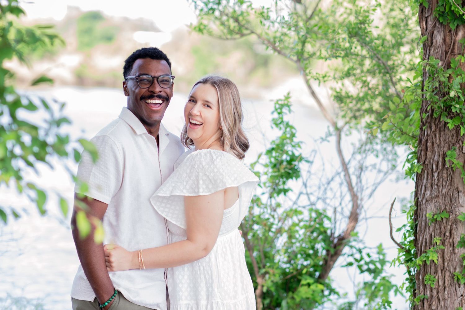 Couples Bluebonnet Mini Session Brushy Creek Lake Park Cedar Park Texas