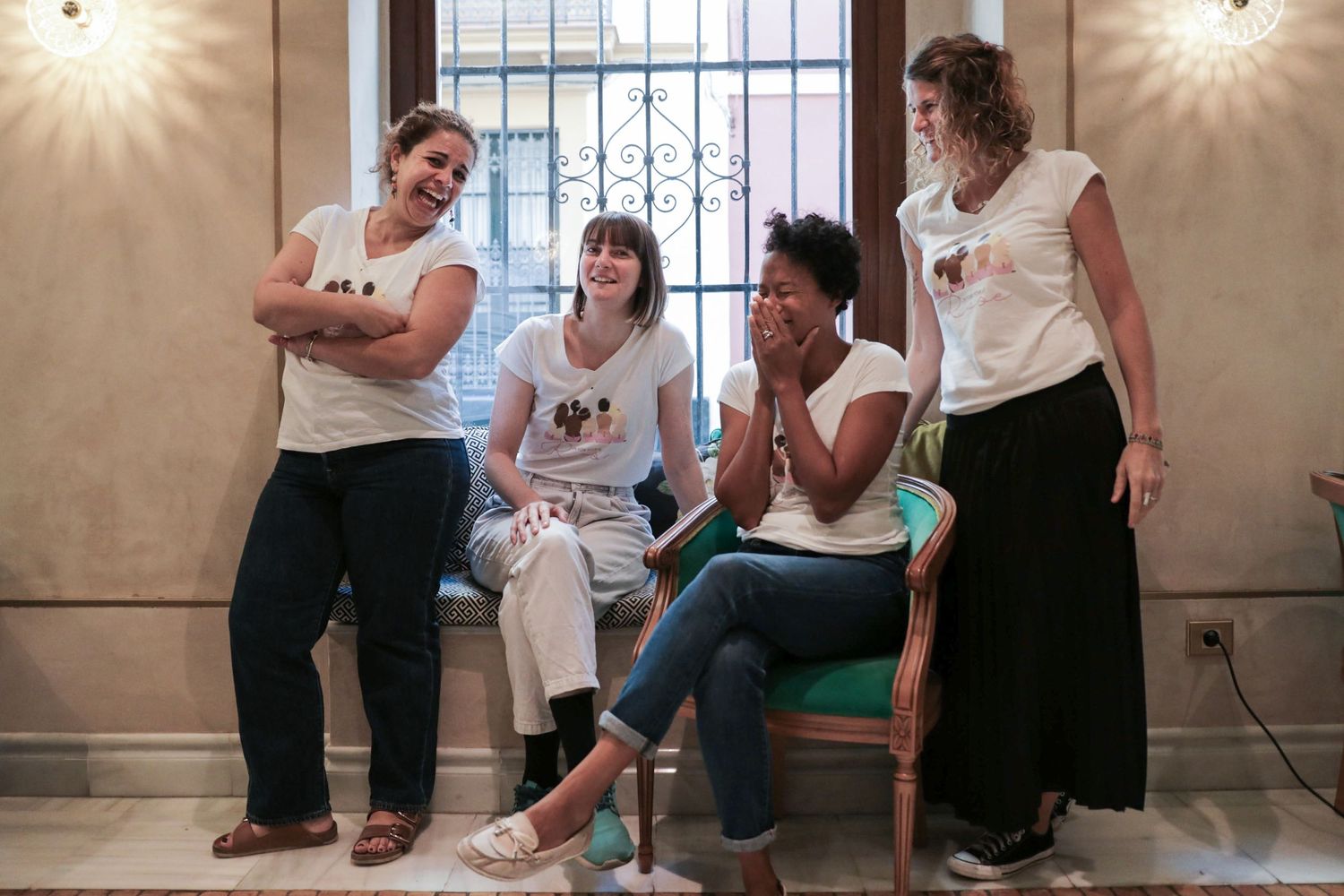 retrato mujeres
sevilla
on pose pour le rose
cancer du sein 
évènement solidaire