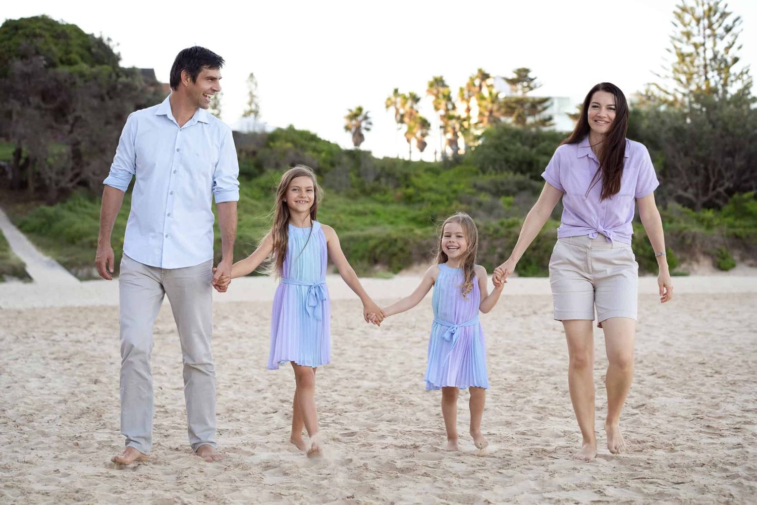 Freshwater family of four photoshoot